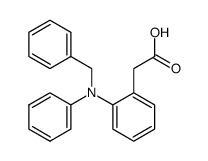 2-(2-(benzyl(phenyl)amino)phenyl)acetic acid Structure