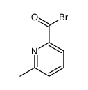 2-Pyridinecarbonyl bromide, 6-methyl- (9CI) Structure