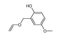 Phenol, 2-[(ethenyloxy)methyl]-4-methoxy- (9CI) structure