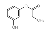 (3-hydroxyphenyl) propanoate结构式