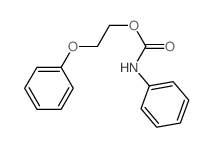 2-phenoxyethyl N-phenylcarbamate结构式