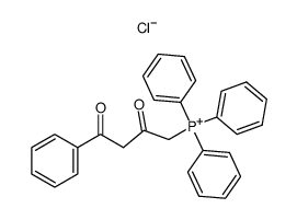 (2,4-Dioxo-4-phenylbutyl)triphenylphosphonium-chlorid结构式