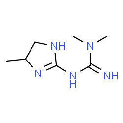 Guanidine, N-(4,5-dihydro-4-methyl-1H-imidazol-2-yl)-N,N-dimethyl- (9CI) structure