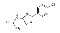 [4-(4-chloro-phenyl)-thiazol-2-yl]-urea Structure