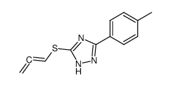 5-(propa-1,2-dien-1-ylthio)-3-(p-tolyl)-1H-1,2,4-triazole Structure