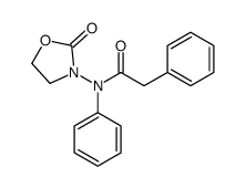 N-(2-oxo-1,3-oxazolidin-3-yl)-N,2-diphenylacetamide结构式