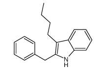 2-benzyl-3-butyl-1H-indole结构式