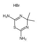 2,6-diamino-4,4-dimethyl-1,3,5-perhydrothiadiazine dihydrobromide Structure