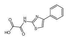 N-(4-phenyl-thiazol-2-yl)-oxamic acid Structure