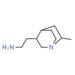 1-Azabicyclo[2.2.2]octane-3-ethanamine,6-methyl-(9CI) Structure