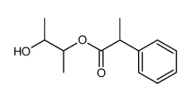 3-hydroxy-2-butyl 2-phenylpropanoate Structure