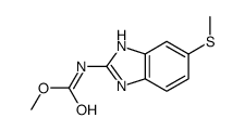 methyl N-(6-methylsulfanyl-1H-benzimidazol-2-yl)carbamate结构式