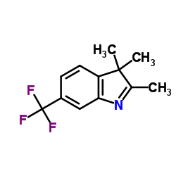 3H-Indole,2,3,3-trimethyl-6-(trifluoromethyl)- structure