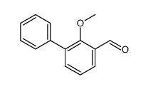 2-methoxybiphenyl-3-carbaldehyde Structure