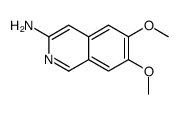3-Isoquinolinamine,6,7-dimethoxy-(9CI) structure