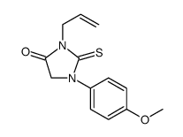 4-Imidazolidinone, 1-(4-methoxyphenyl)-3-(2-propen-1-yl)-2-thioxo Structure