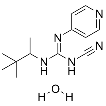 Pinacidil hydrate structure