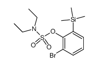 N,N-diethyl 2-bromo-6-trimethylsilylphenyl O-sulfamate Structure