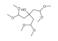 3-(2,2-Dimethoxyethyl)-1,1,5,5-tetramethoxy-3-pentanol Structure