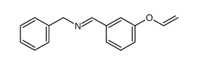 benzyl-(3-vinyloxy-benzylidene)-amine结构式