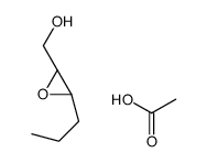 acetic acid,[(2S,3R)-3-propyloxiran-2-yl]methanol Structure