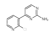 4-(2-Chloro-pyridin-3-yl)-pyrimidin-2-ylamine structure