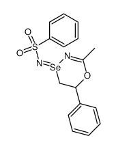 N-[2-Methyl-6-phenyl-5,6-dihydro-4λ4-[1,4,3]oxaselenazin-(4Z)-ylidene]-benzenesulfonamide结构式