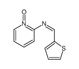 N-(1-oxidopyridin-1-ium-2-yl)-1-thiophen-2-ylmethanimine结构式