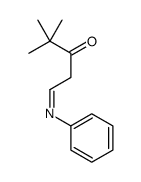 4,4-dimethyl-1-phenyliminopentan-3-one结构式