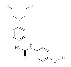 Urea,N-[4-[bis(2-chloroethyl)amino]phenyl]-N'-(4-methoxyphenyl)- picture