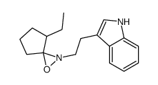 4-ethyl-2-[2-(1H-indol-3-yl)ethyl]-1-oxa-2-azaspiro[2.4]heptane Structure