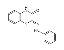 4H-benzo[1,4]thiazine-2,3-dione-2-phenylhydrazone Structure