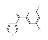 3-(3,5-DICHLOROBENZOYL)THIOPHENE结构式