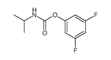 3,5-difluorophenyl isopropylcarbamate Structure