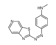 N-methyl-4-([1,3]thiazolo[5,4-c]pyridin-2-yldiazenyl)aniline Structure