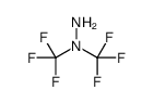 1,1-bis(trifluoromethyl)hydrazine结构式