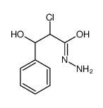 Hydracrylic acid, 2-chloro-3-phenyl-, hydrazide (7CI) structure