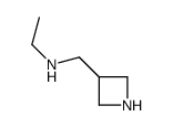 N-(azetidin-3-ylmethyl)ethanamine结构式