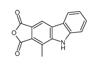 anhydride de l'acide methyl-1 carbazoledicarboxylique-2,3 Structure