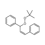 (1-tert-butylperoxy-3-phenylprop-2-enyl)benzene结构式