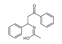 N-(3-oxo-1,3-diphenylpropyl)acetamide Structure