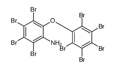 2,3,4,5-tetrabromo-6-(2,3,4,5,6-pentabromophenoxy)aniline Structure