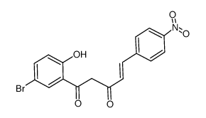 1-(5-bromo-2-hydroxyphenyl)-3-(4-nitrophenyl)pent-4-ene-1,3-dione结构式