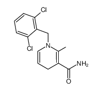 2-Methyl-1-(2',6'-Dichlorobenzyl)-1,4-dihydronicotinamide结构式