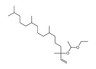 3-(1-ethoxyethoxy)-3,7,11,15-tetramethylhexadec-1-ene结构式