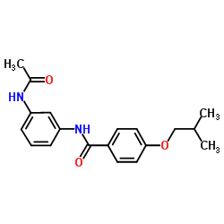 N-(3-Acetamidophenyl)-4-isobutoxybenzamide结构式