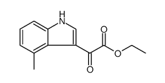 1H-Indole-3-acetic acid, 4-methyl-α-oxo-, ethyl ester结构式