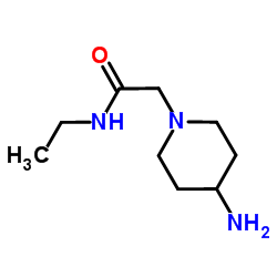 2-(4-Amino-1-piperidinyl)-N-ethylacetamide Structure