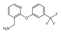 3-Pyridinemethanamine, 2-[3-(trifluoromethyl)phenoxy]-结构式