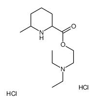 2-(diethylamino)ethyl 6-methylpiperidine-2-carboxylate,dihydrochloride Structure